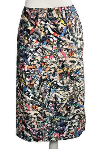 Spring 1998 Todd Oldham “Newspaper Print” Skirt
