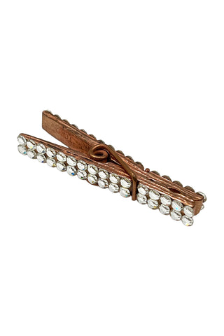 Spring 1995 Todd Oldham Copper-Plated Swarovski Crystal Clothespin