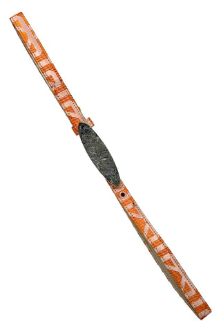 Silk Brocade Belt with Silver Plated Buckle