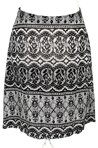 Spring 1996 Todd Oldham Black Lace Skirt