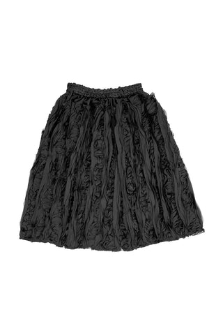 Raven Ribbon Chiffon Skirt