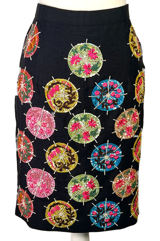 Spring 1995 Todd Oldham Beaded Umbrella Skirt