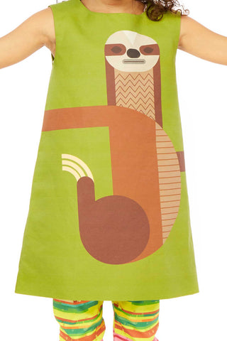 Kids "Sweet Sloth" Shift Dress
