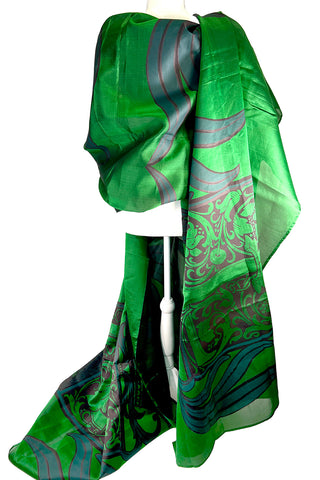 Fall 1992 Todd Oldham “TODD” Silk Organza Stole