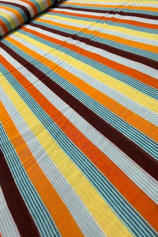 5 Yard Pc Spring 1994 Stripe Vintage Wide Voile Fabric