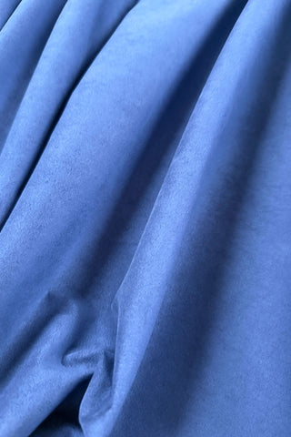 1996 Todd Oldham Navy Ultrasuede. 3 Yard Panel