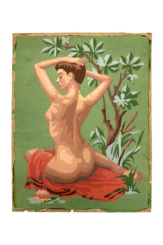 Vintage "Sunbather" Paint-by-Number