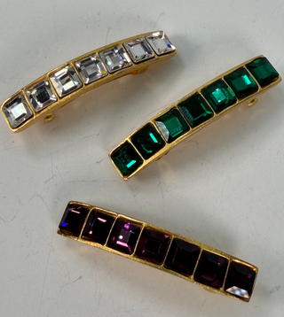 Spring 1994 24 kt Gold Plated Barette Set