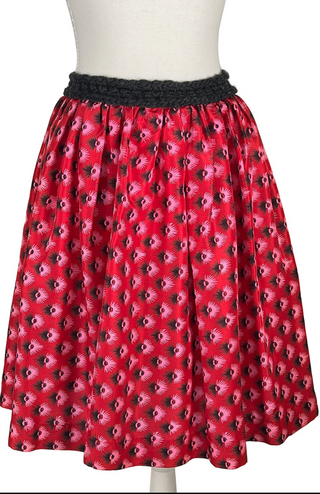 A Todd Oldham Maker Shop Skirt In t=The Iconic "Tuft Print" Fall 1992