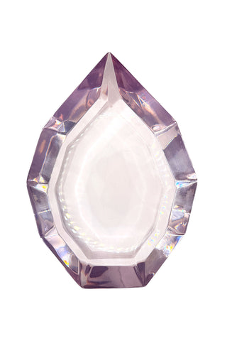 Giant Acrylic Lavender Pear Cut Gem