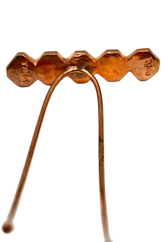 1994 MTV Copper Plated Todd Time Hair Pick With Swarovski Crystals