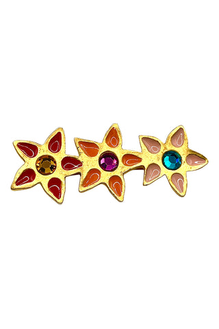 Spring 1992 Todd Oldham Multicolor Crystal Daisy Barrette for MTV’s House of Style