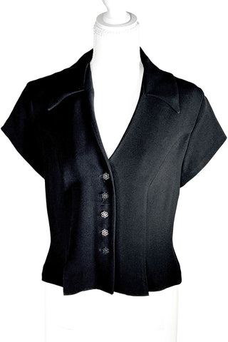 Spring 1996 Todd Oldham Rayon Crepe Blouse