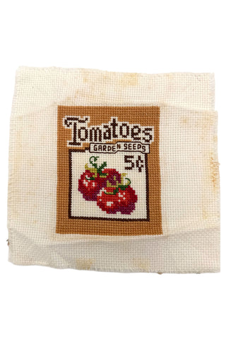 Tomato Seeds Needlepoint