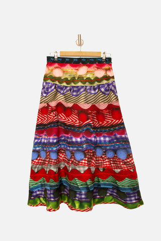 Tremendous Trim Midi Skirt
