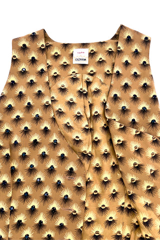 Fall 1992 Todd Oldham Tufted Silk Vest with Swarovski Crystals