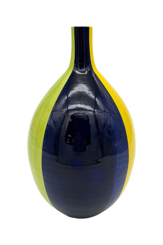 '90s Vintage Jonathan Adler Color-Blocked Bud Vase