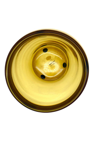 Vintage Todd Oldham Home Collection Yellow Glass Vase