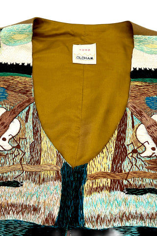 Spring 1994 Todd Oldham Silk Embroidered Vest