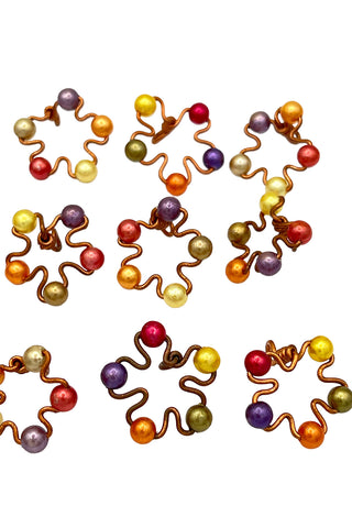 Todd Oldham Handmade Copper Wire and Pearl Buttons Set of 12