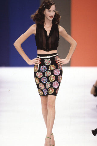 Spring 1995 Todd Oldham Beaded Umbrella Skirt