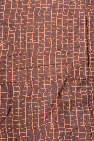 1997 Crocodile  Print Silk Habotai, 4 Yard Panel