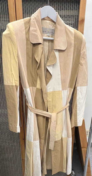 Patchwork Ultrasuede Coat