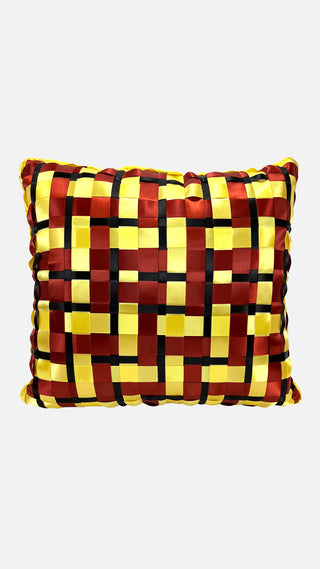 The Hyperion Woven Ribbon Pillow